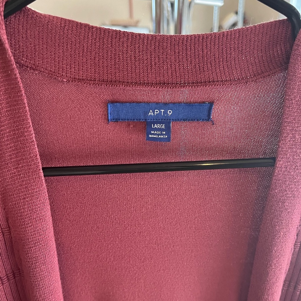 Pink Long Cardigan